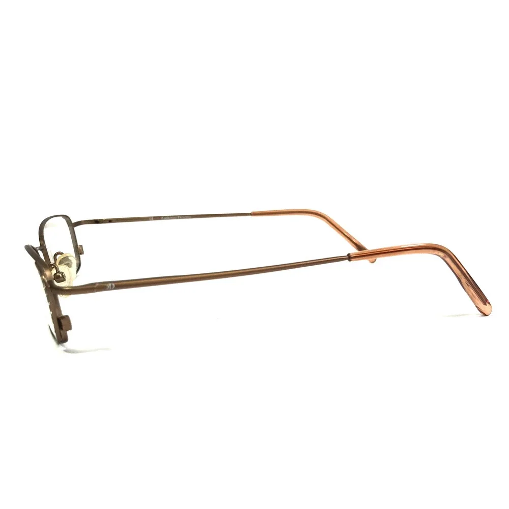 Catherine Deneuve Eyeglasses Frames CD-201 SBRN Satin Brown Crystals 50-19-140